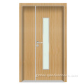 Single Leaf Wooden Door Modern solid wooden single leaf entry door Factory